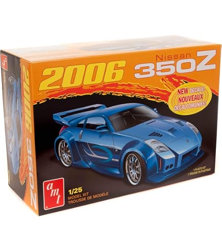 Amazon.com: Nissan 2006 350Z 1/25 Scale Plastic Model Kit AMT